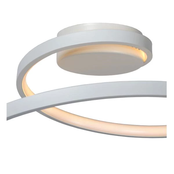 Lucide MAXENCE - Plafonnier - Ø 46 cm - LED 3 StepDim - 1x24W 3000K - Blanc - détail 1